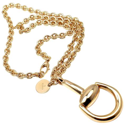 gucci horsebit necklace silver|Gucci Horsebit bracelet gold.